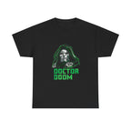 Doctor Doom Retro Green Villain Portrait T-Shirt — Avengers Graphic Tee