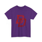 Marvel Daredevil movie Logo T‑Shirt — Distressed DD Superhero  unisex Tee