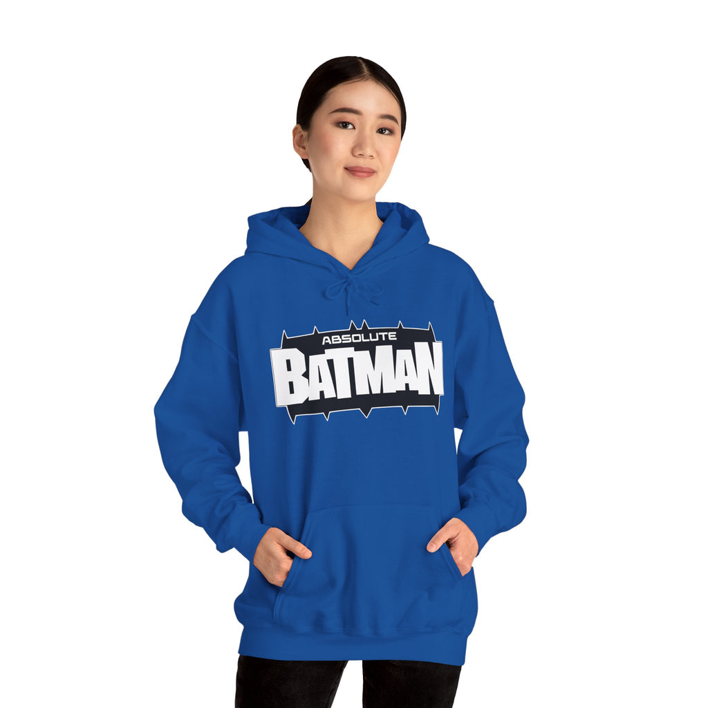 Absolute Batman Logo Unisex Hoodie – Gotham Knight Heavy Bat Graphic Hoodie