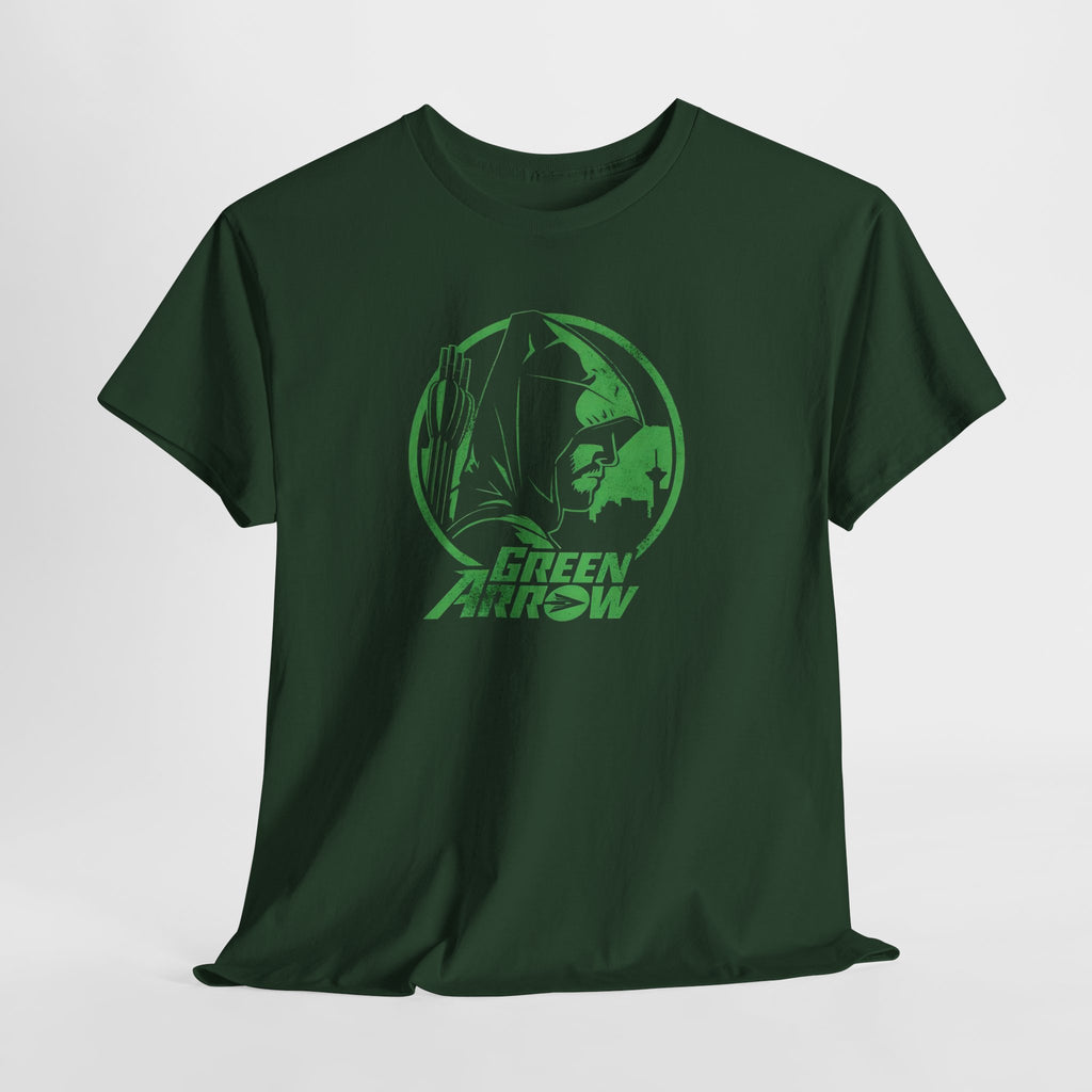 DC Green Arrow Graphic Tee — Oliver Queen - The Arrow Archer Logo T-Shirt