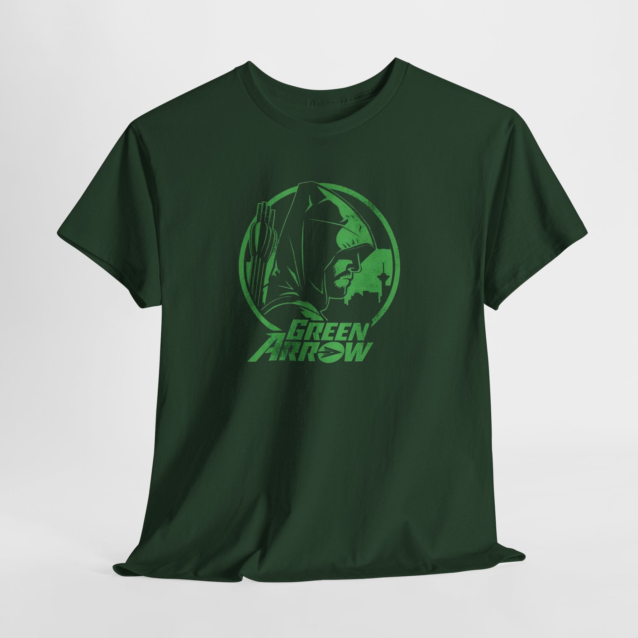 DC Green Arrow Graphic Tee — Oliver Queen - The Arrow Archer Logo T-Shirt