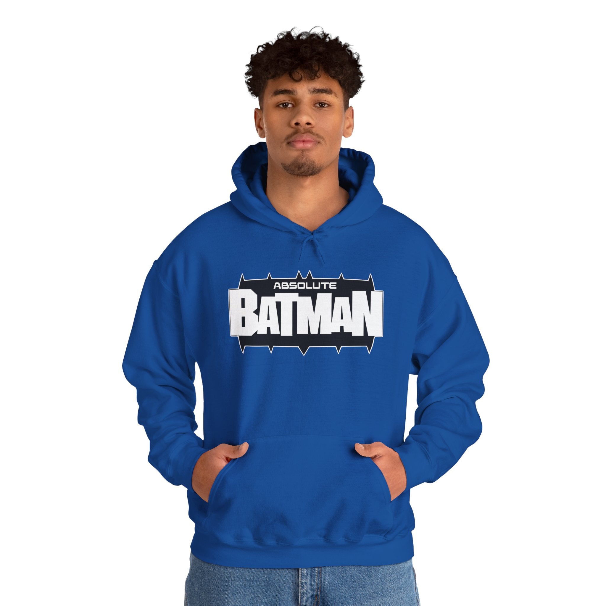 Absolute Batman Logo Unisex Hoodie – Gotham Knight Heavy Bat Graphic Hoodie