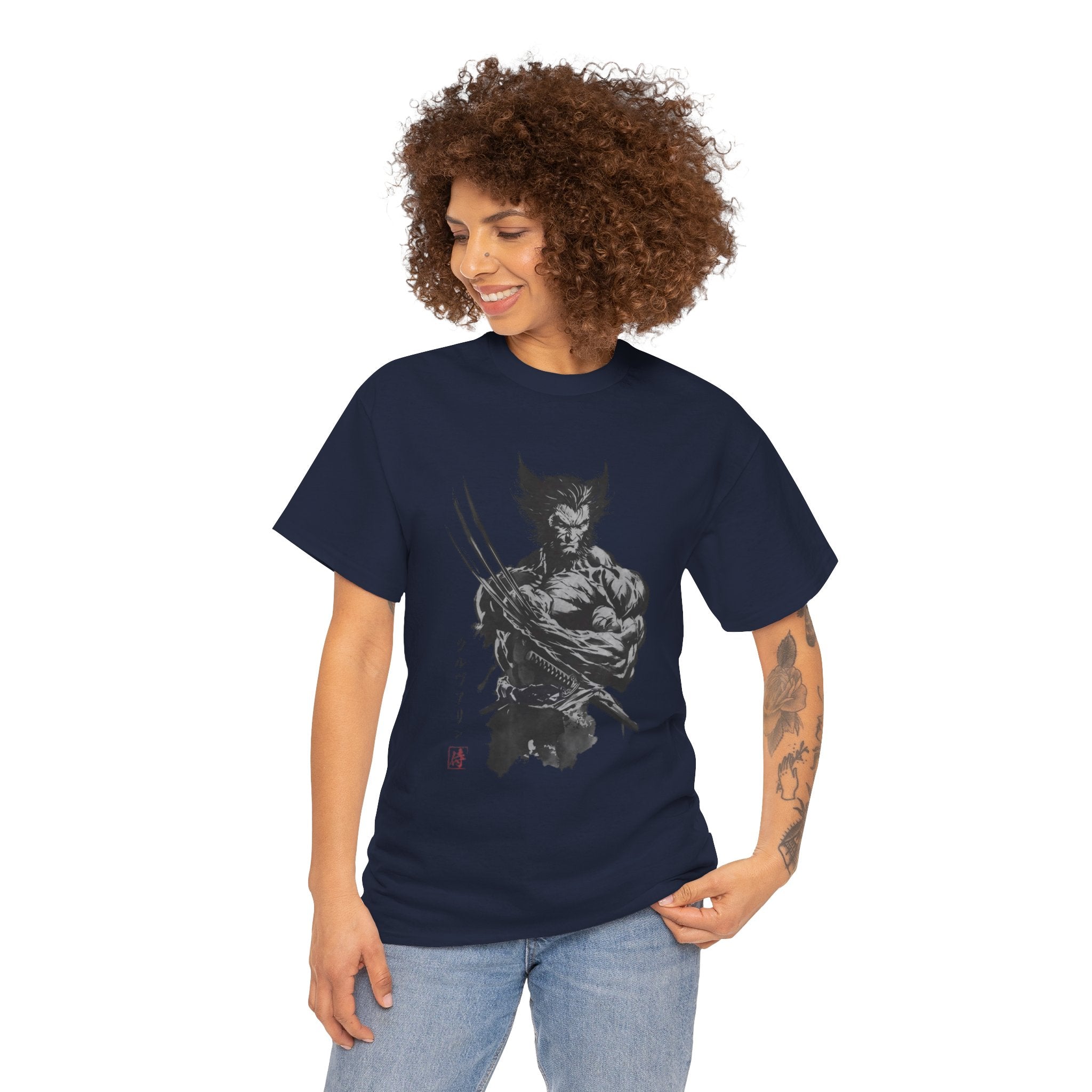 Wolverine Samurai T-Shirt – Marvel Inspired Japanese Style Unisex Tee