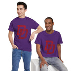 Marvel Daredevil movie Logo T‑Shirt — Distressed DD Superhero  unisex Tee