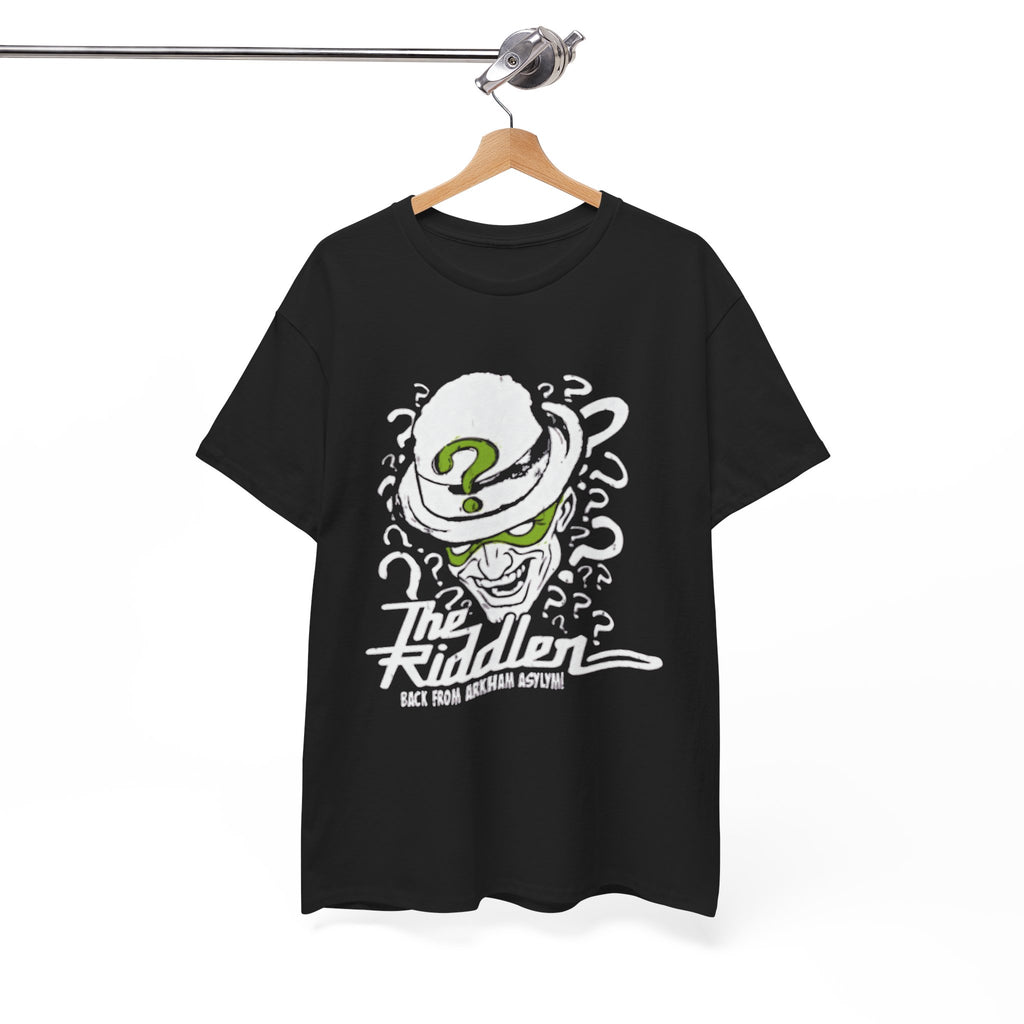 The Riddler T-Shirt – Vintage DC Batman Villain Graphic Tee | Gotham Puzzle Design