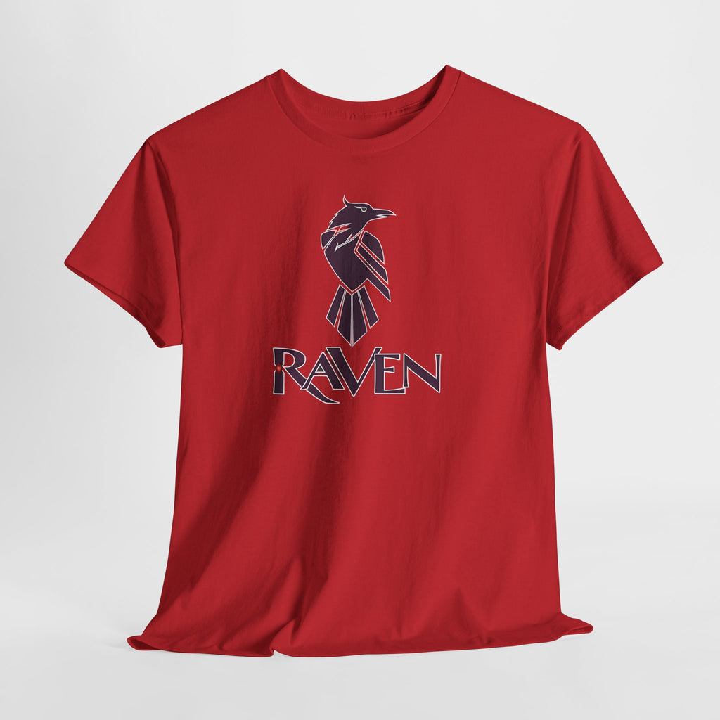 Teen Titans Raven Graphic Tee — Purple Geometric Raven Shirt