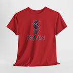 Teen Titans Raven Graphic Tee — Purple Geometric Raven Shirt