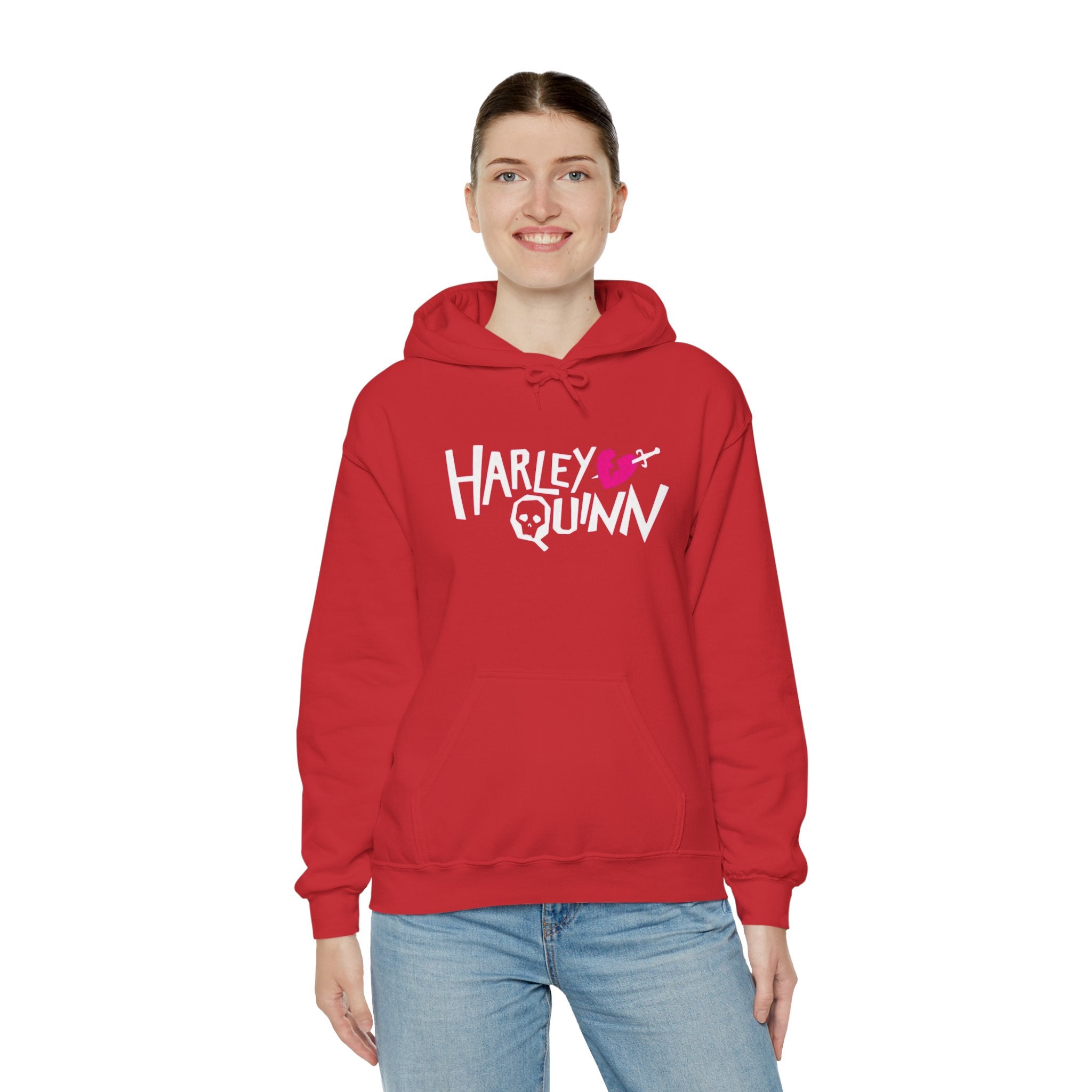 Harley Quinn Mad Love Graphic T‑Shirt – Skull Heart Edition