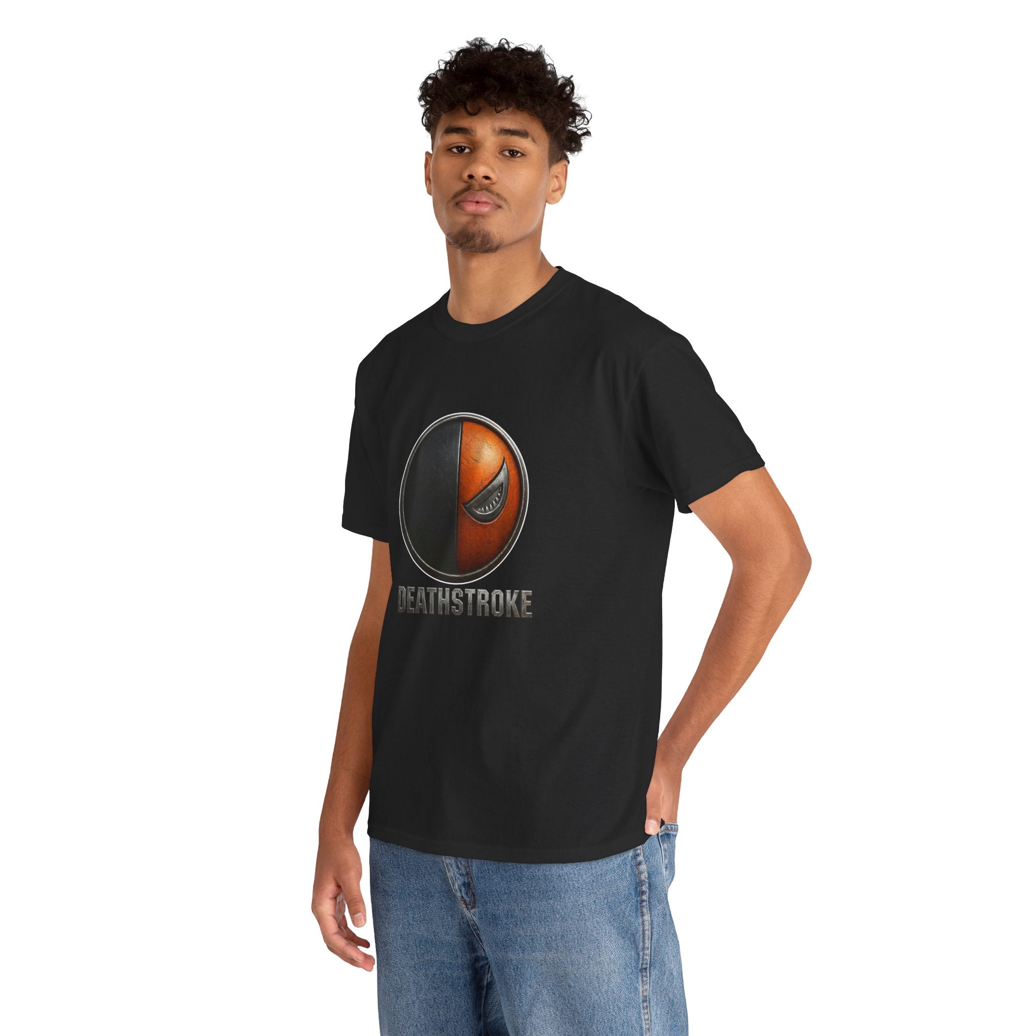 Deathstroke Logo T-Shirt – DC Comics Supervillain Graphic Tee for Fans