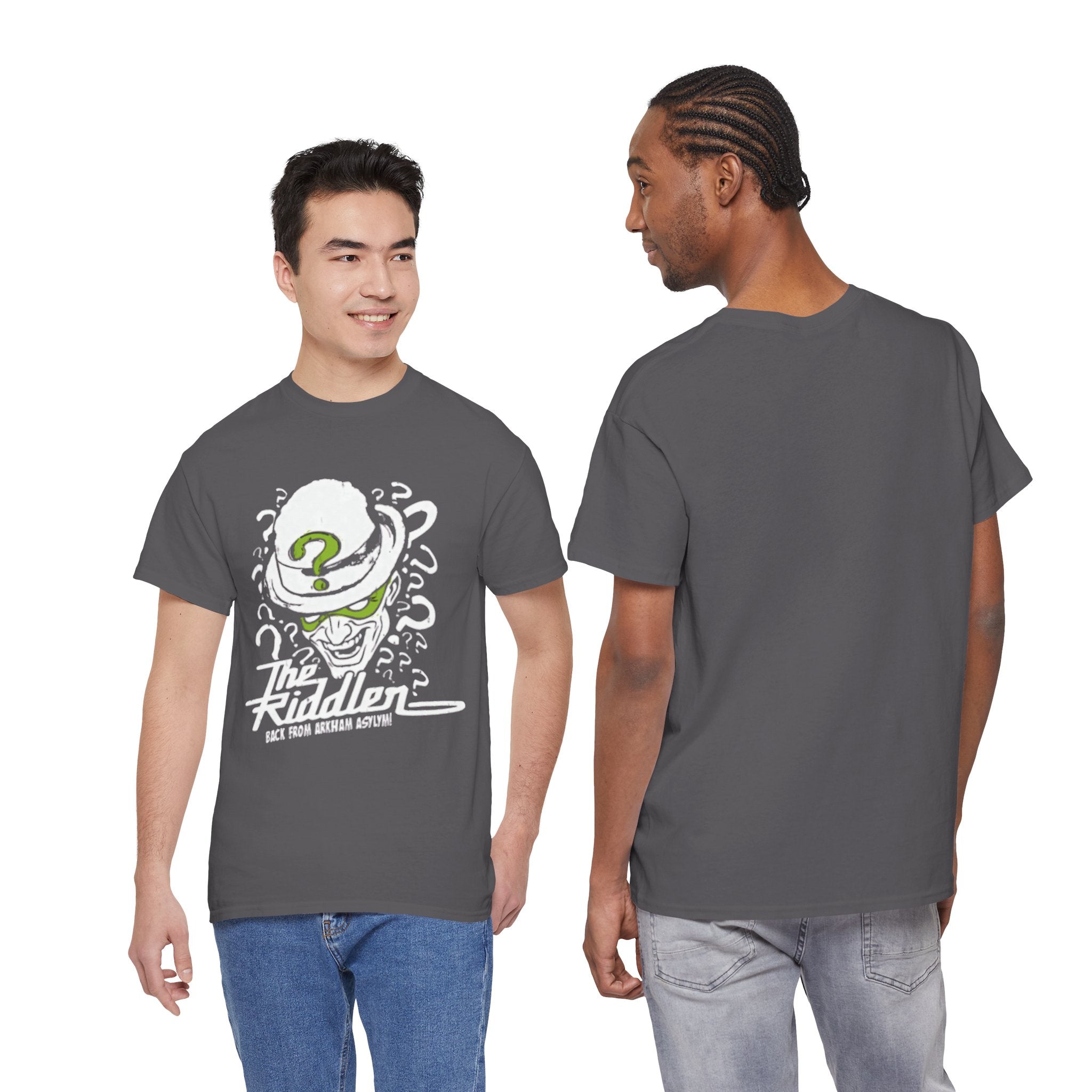 The Riddler T-Shirt – Vintage DC Batman Villain Graphic Tee | Gotham Puzzle Design