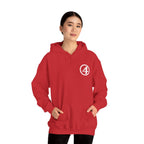 Fantastic Four Retro Logo Hoodie — Minimalist Vintage Comic Pullover