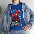 Marvel Spider-Man 'Gives the Finger' Comic Tee — Web-Slinger Graphic T-Shirt