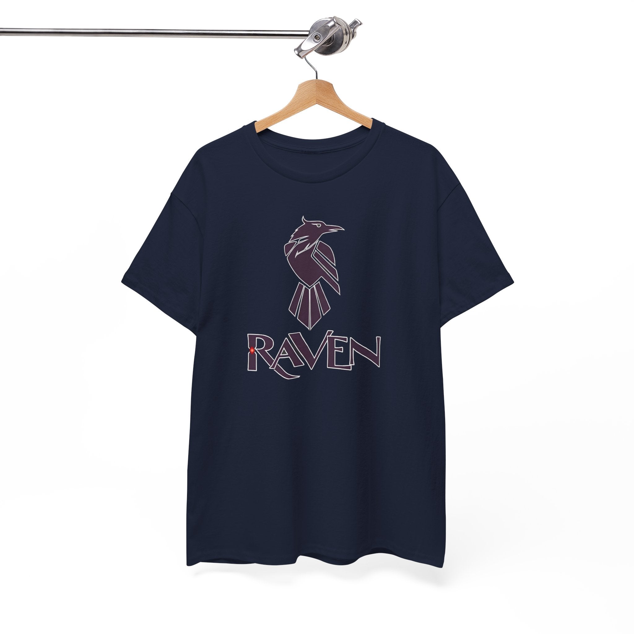 Teen Titans Raven Graphic Tee — Purple Geometric Raven Shirt