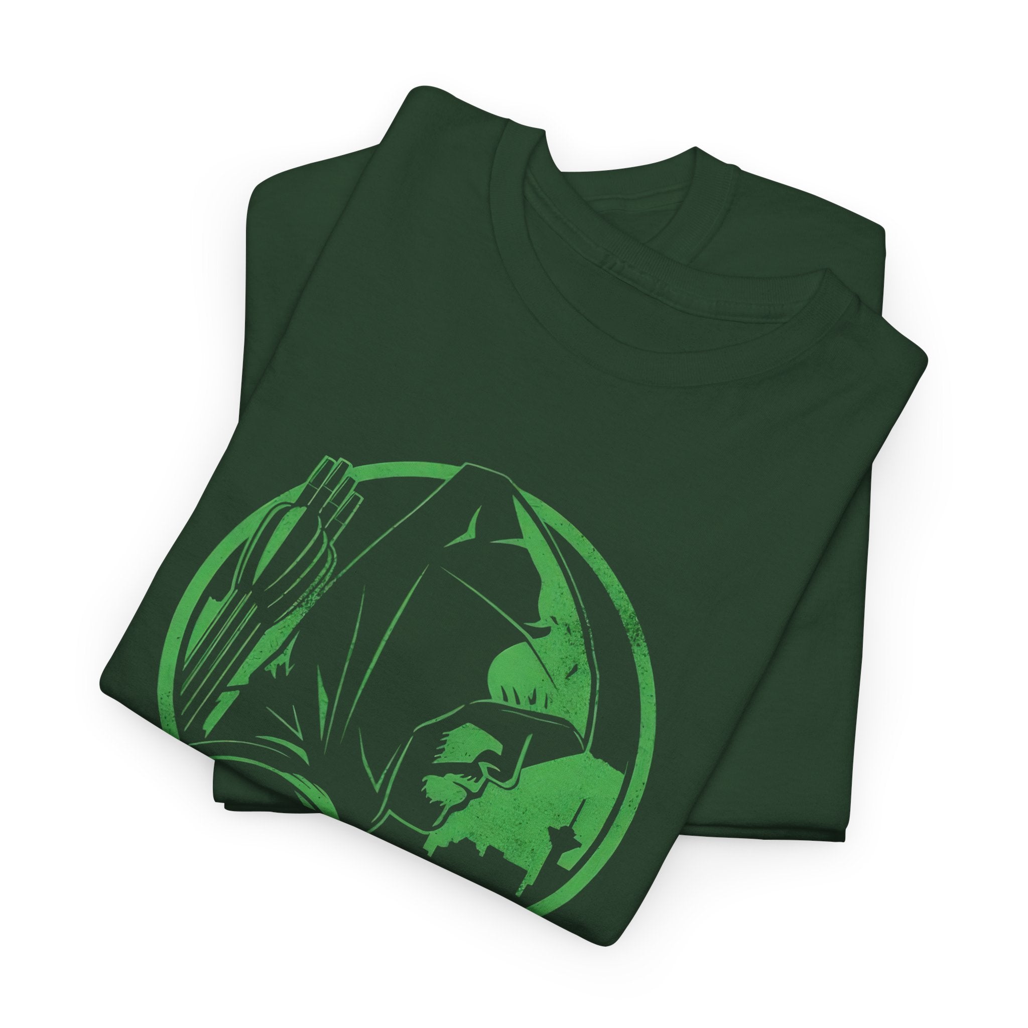DC Green Arrow Graphic Tee — Oliver Queen - The Arrow Archer Logo T-Shirt