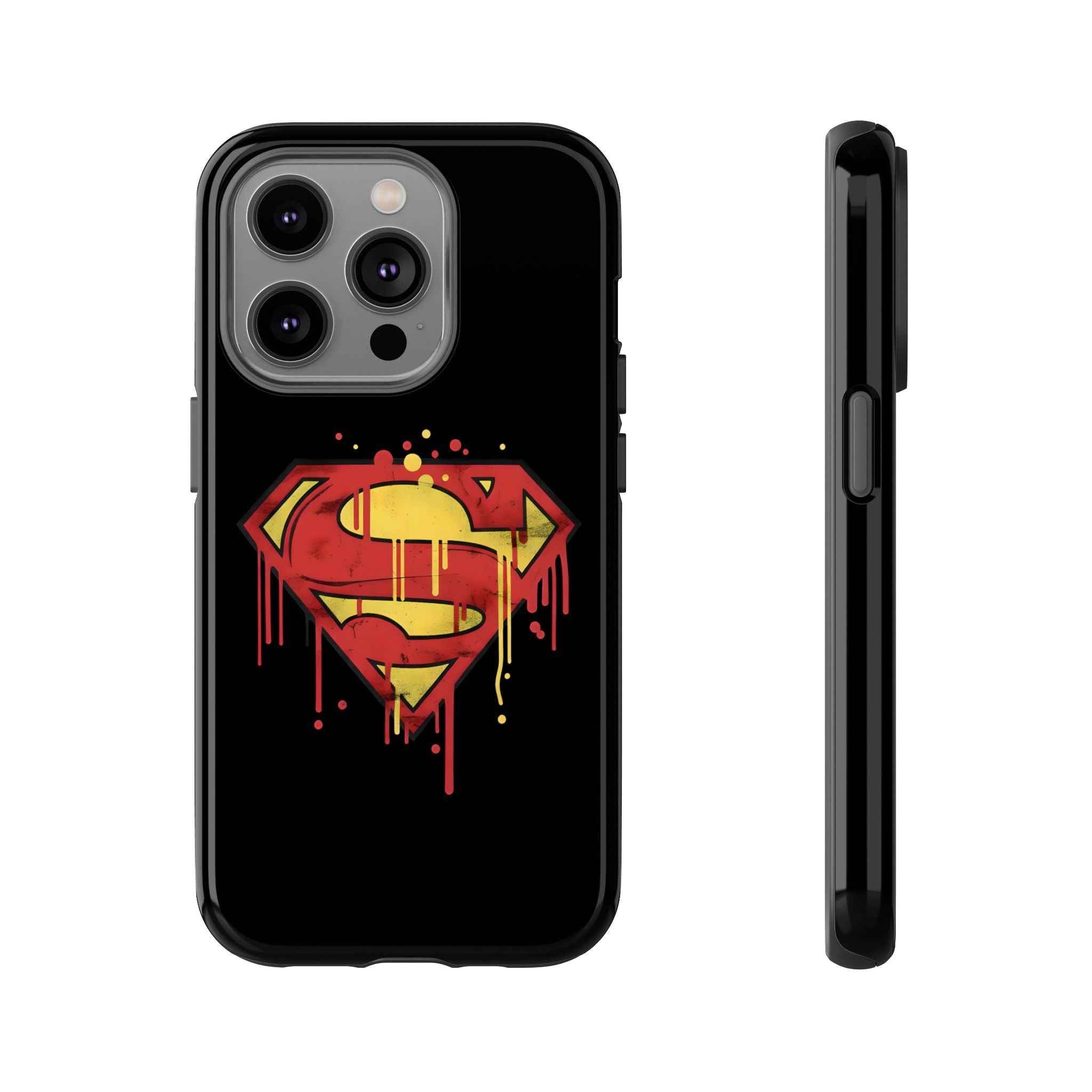 Superman Graphiti Hard iPhone Case