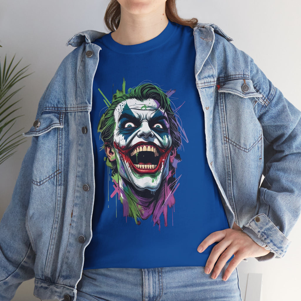 The Joker Streetwear Unisex Graphic Tee - Vintage DC Comics Joker Laugh T-Shirt