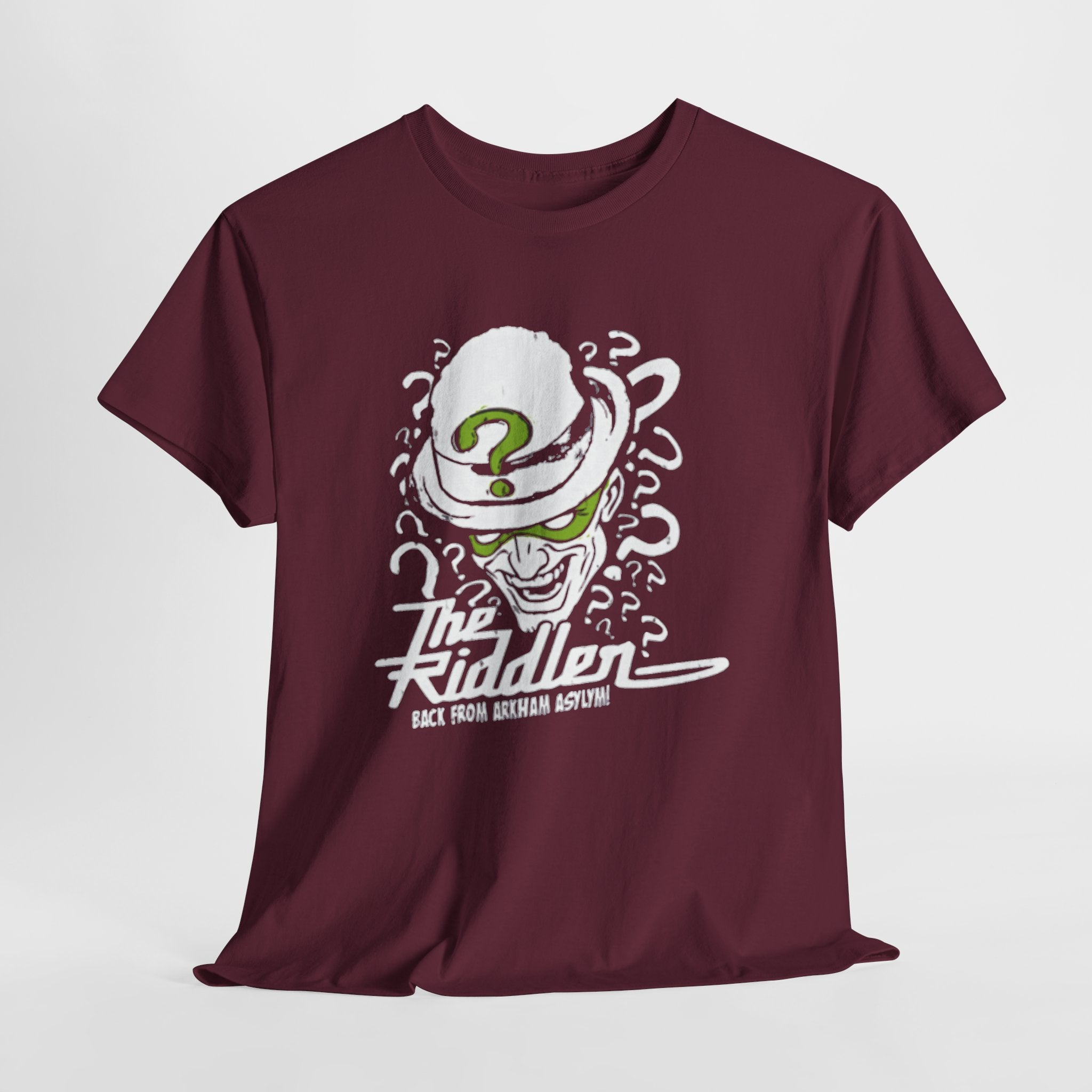 The Riddler T-Shirt – Vintage DC Batman Villain Graphic Tee | Gotham Puzzle Design
