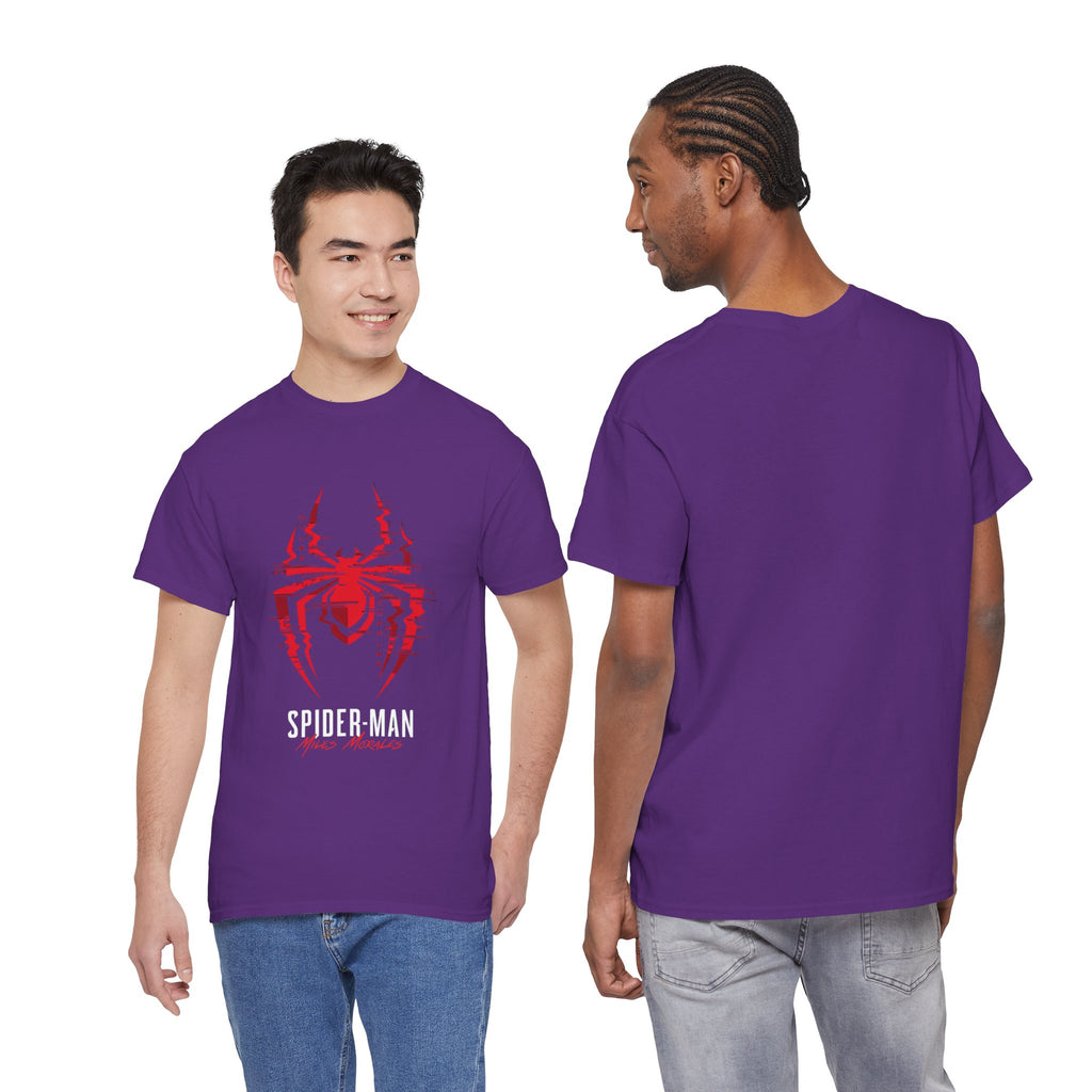 Marvel Spider-Man Miles Morales Glitch T-Shirt – Gamer Style Streetwear Tee
