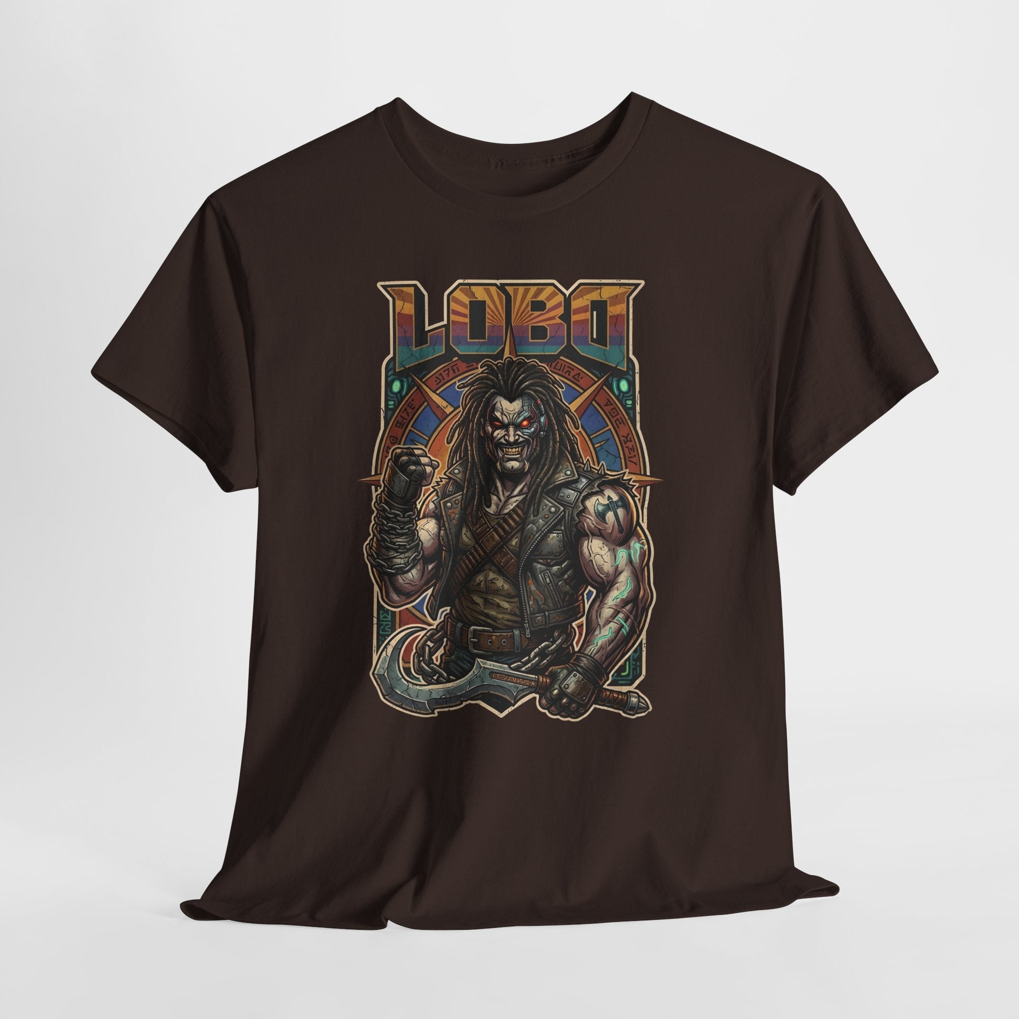 Lobo Warrior Graphic Tee – Jason Momoa’s DCU Czarnian Bounty Hunter T‑Shirt