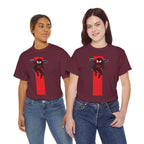 Marvel Miles Morales Spider-Man T-Shirt – Red Vertical Stripe Design | Premium Superhero Tee for Fans