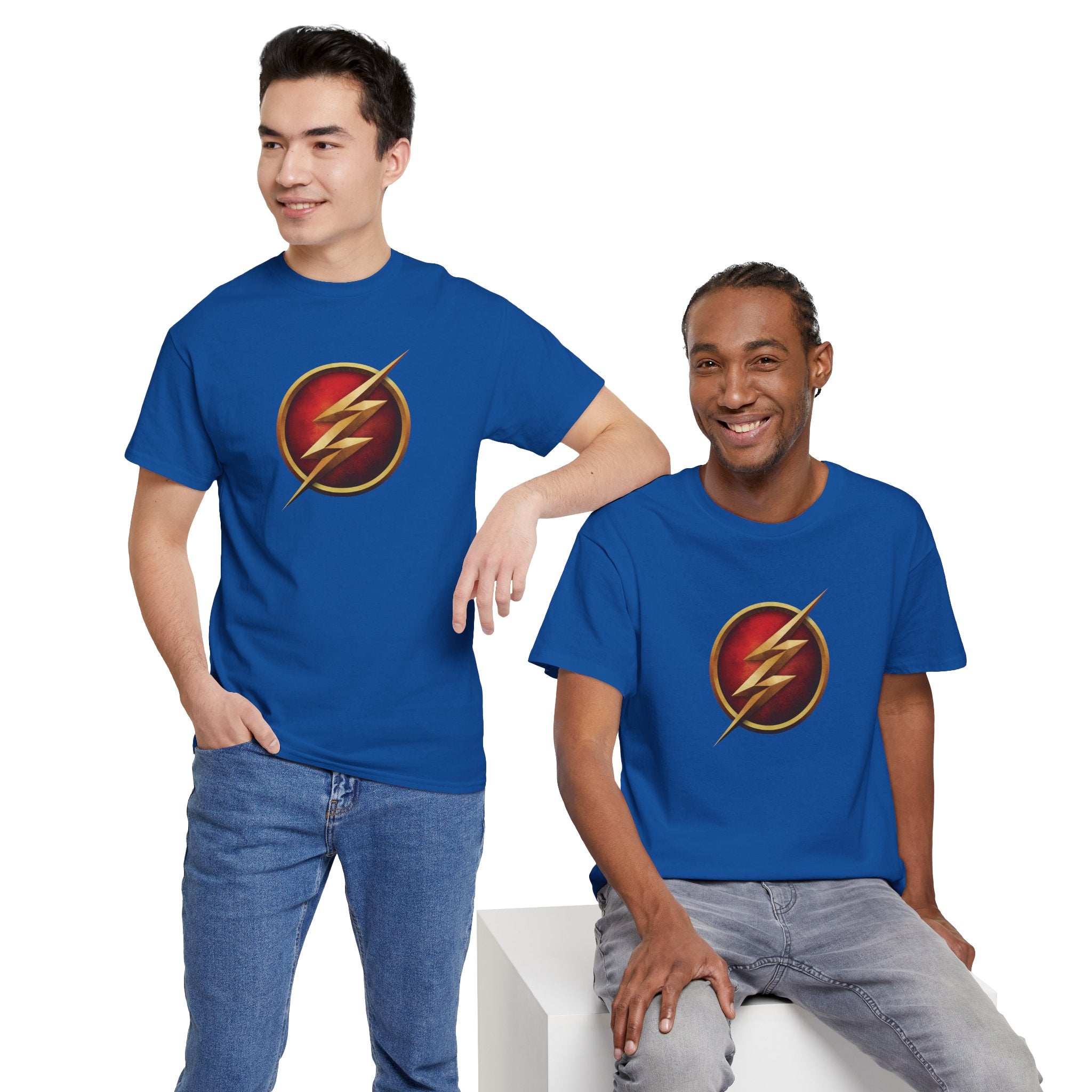 DC Flash Unisex T-shirt - Flashpoint & Classic Bolt Graphic Tee - Speed Force Apparel - Premium 100% Cotton Superhero Tee