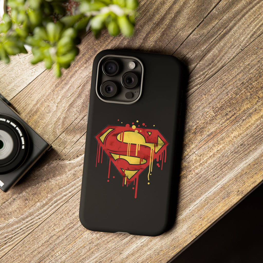 Superman Graphiti Hard iPhone Case