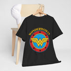 Wonder Woman Retro Logo Unisex T-Shirt - Classic DC Justice League Amazon Warrior Emblem Shirt