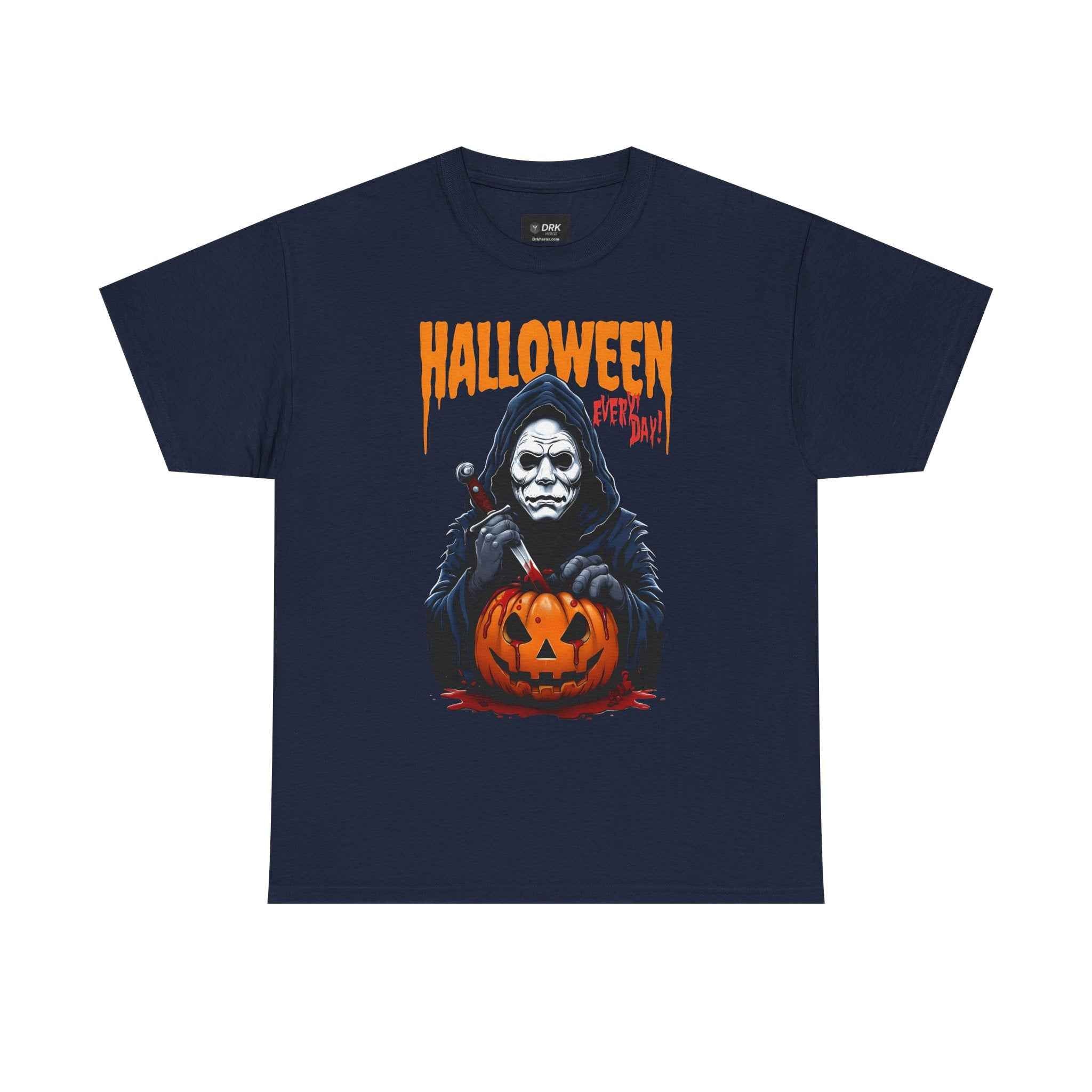 Ghostface Pumpkin Halloween Tee: Spooky Unisex T-Shirt, Scary Halloween Shirt, Creepy Cotton Tee, Haunted Pumpkin Top, Ghostly Costume