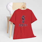 Teen Titans Raven Graphic Tee — Purple Geometric Raven Shirt