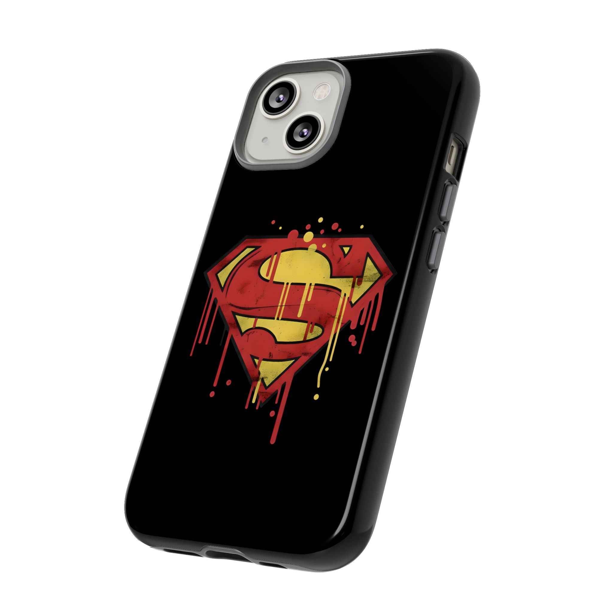Superman Graphiti Hard iPhone Case