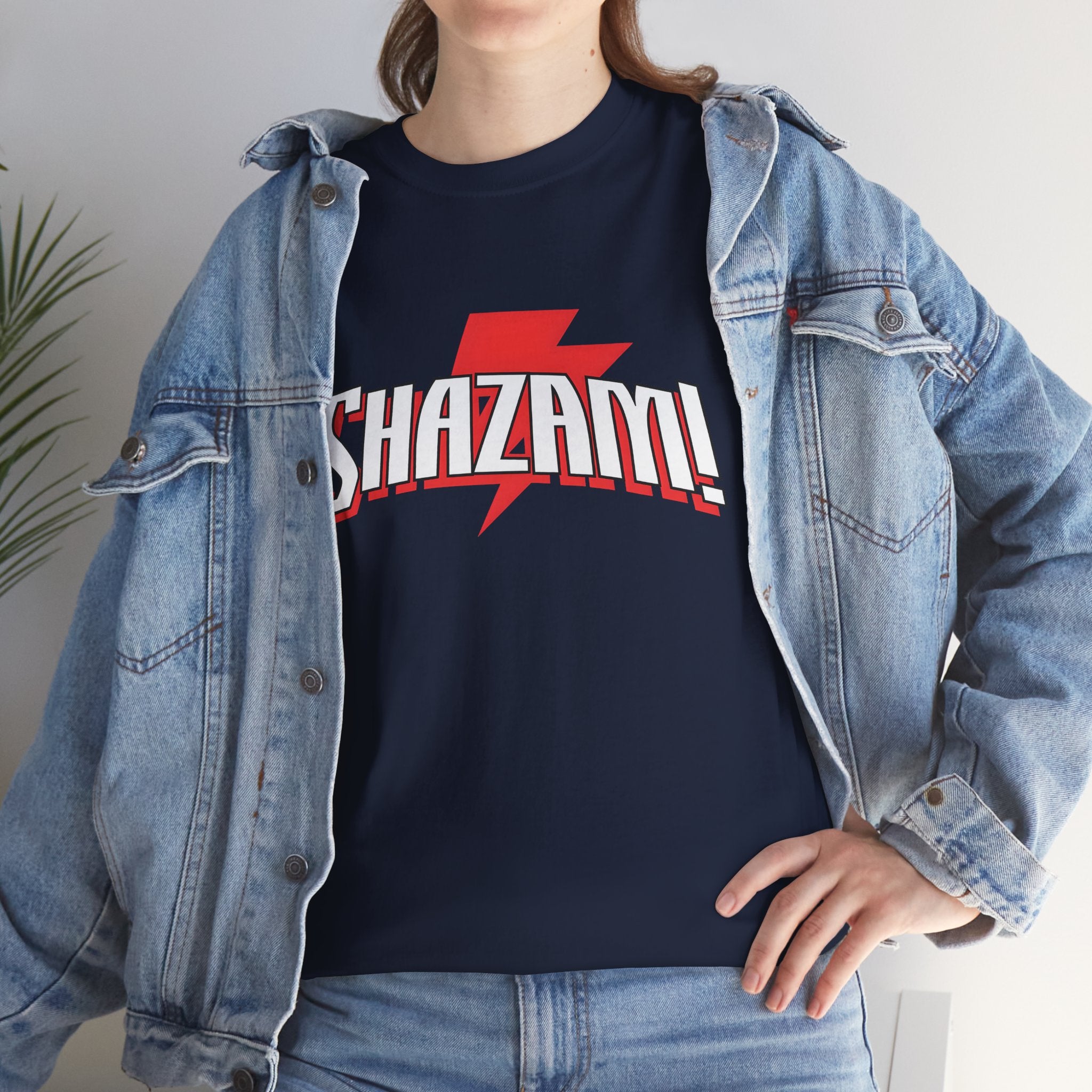 Shazam! Lightning Logo T-Shirt — Retro Comic Superhero Tee