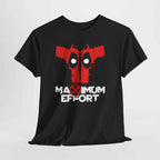 Deadpool "Maximum Effort" Gun Eyes Unisex Graphic Tee