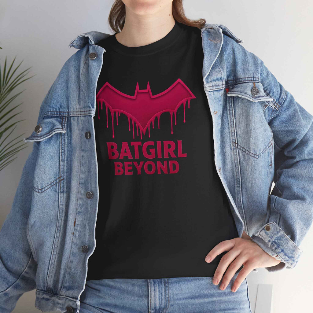 Beyond The Edge Batgirl Neon Grunge Unisex T-shirt