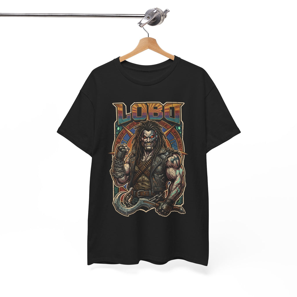 Lobo Warrior Graphic Tee – Jason Momoa’s DCU Czarnian Bounty Hunter T‑Shirt