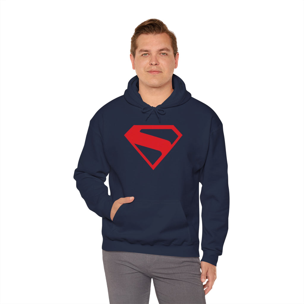 Kingdom Come Superman Logo Hoodie — Vintage Brandon Routh S Shield Sweatshirt