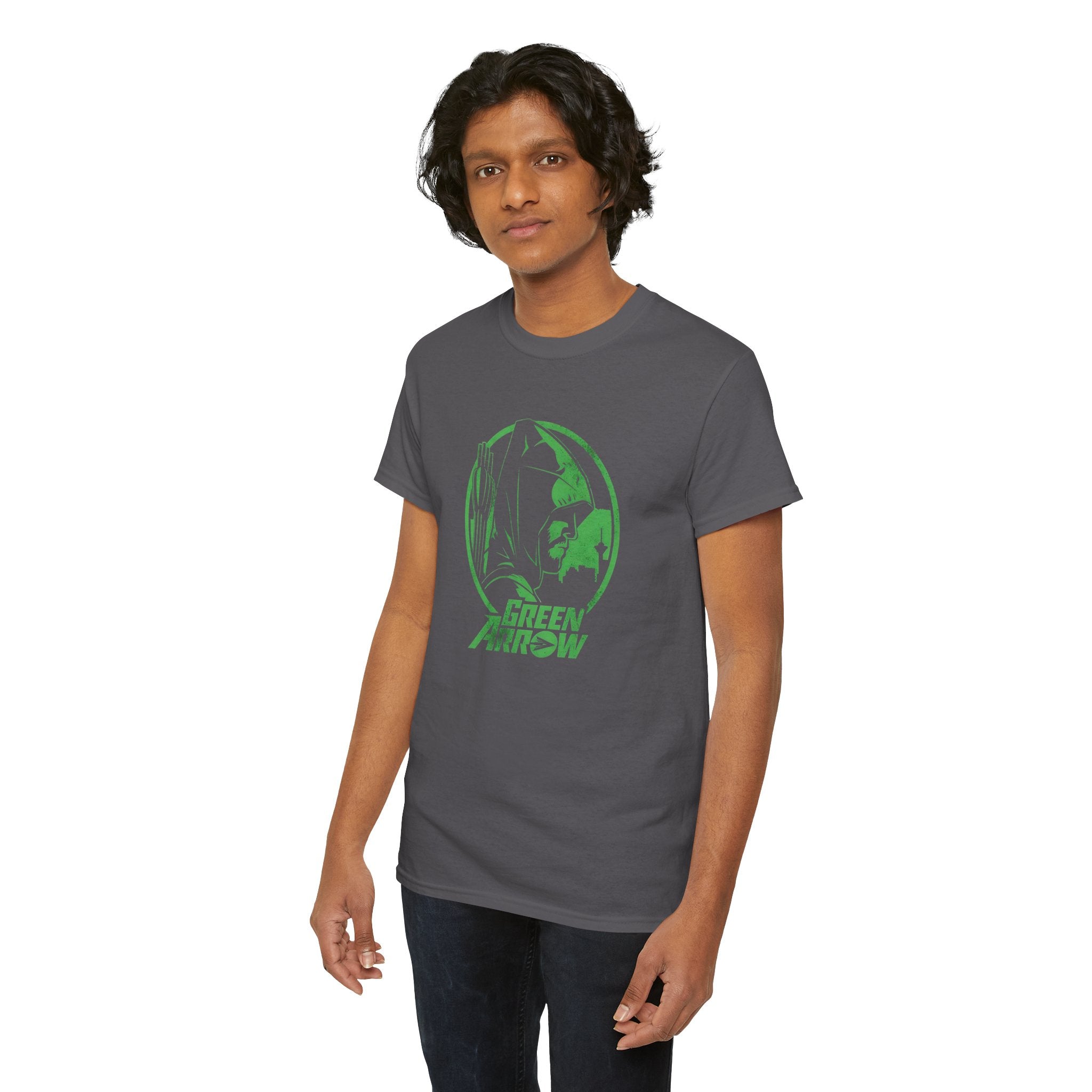 DC Green Arrow Graphic Tee — Oliver Queen - The Arrow Archer Logo T-Shirt