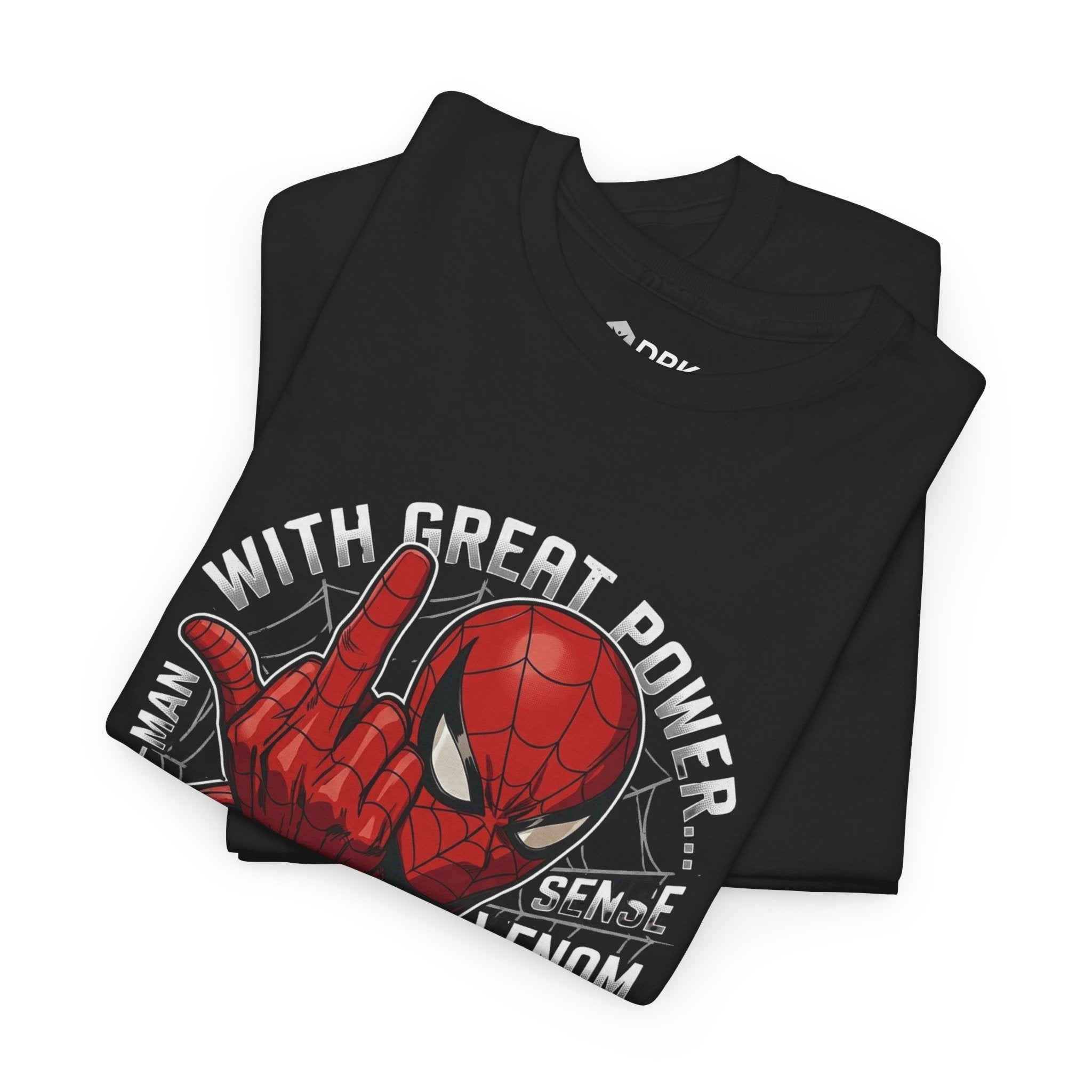 Marvel Spider-Man 'Gives the Finger' Comic Tee — Web-Slinger Graphic T-Shirt