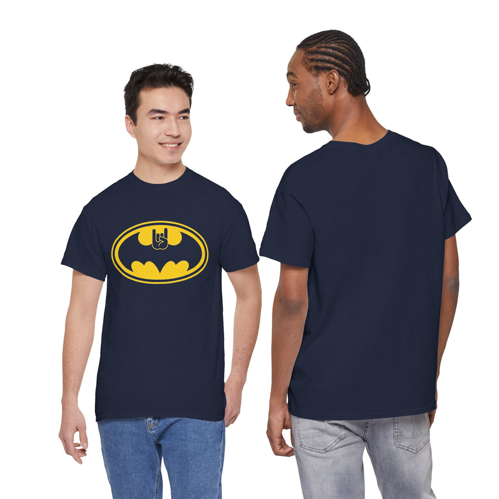 Batman Classic Rock And Roll Logo Unisex Premium T-Shirt