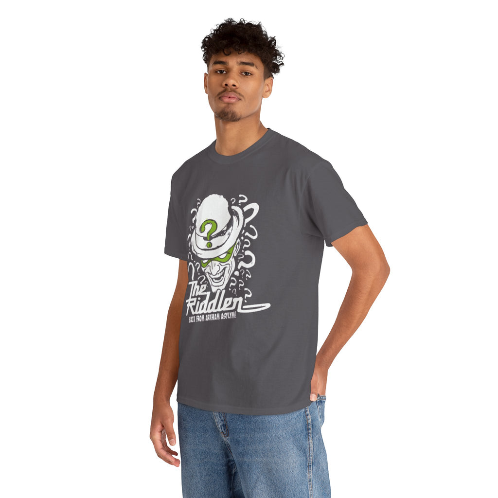 The Riddler T-Shirt – Vintage DC Batman Villain Graphic Tee | Gotham Puzzle Design