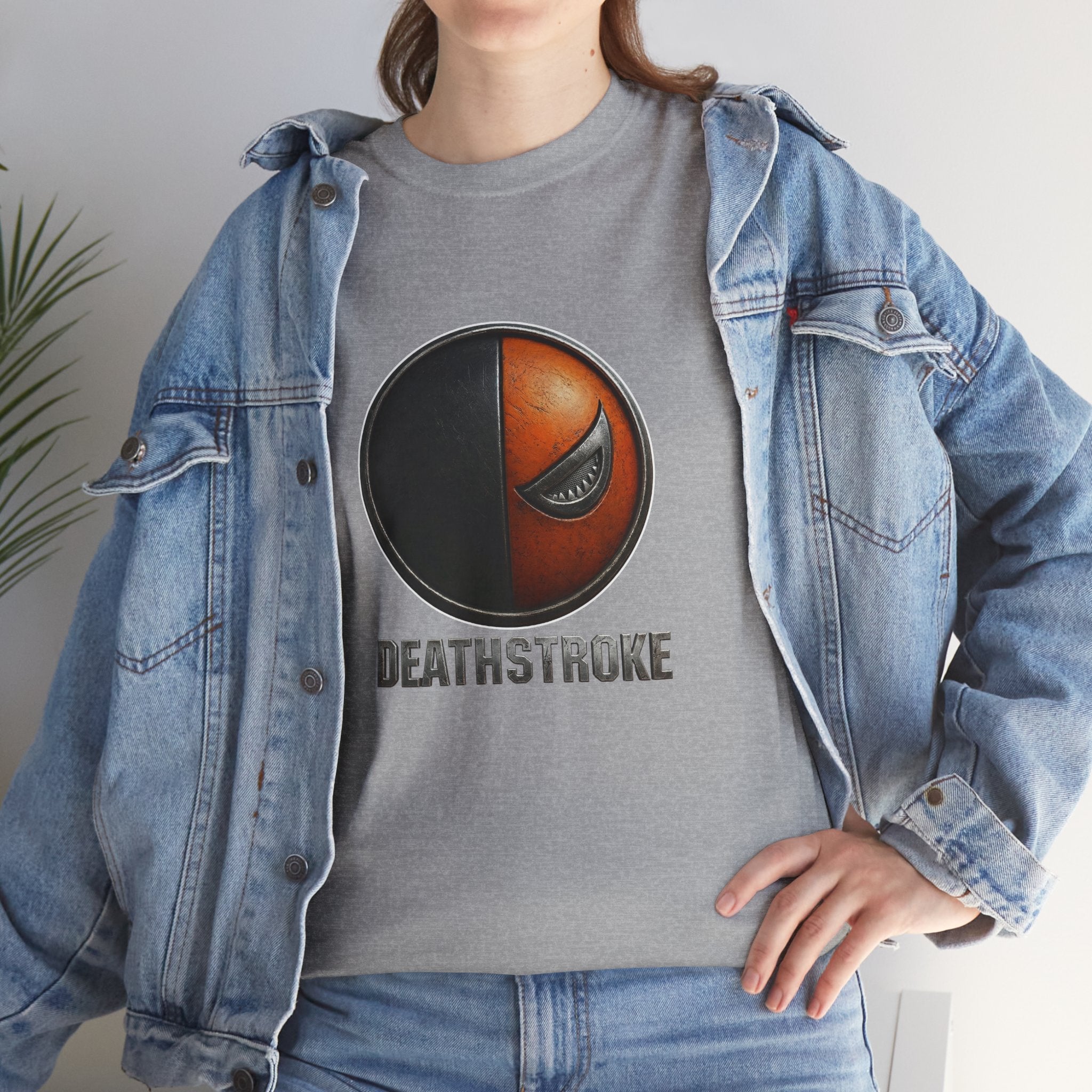Deathstroke Logo T-Shirt – DC Comics Supervillain Graphic Tee for Fans