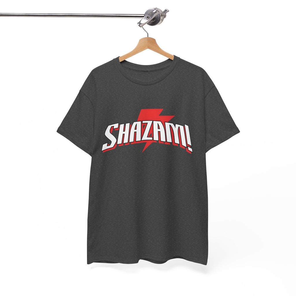 Shazam! Lightning Logo T-Shirt — Retro Comic Superhero Tee