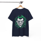Joker Smile Graphic T-Shirt – Dark Villain Green Grin Unisex Tee