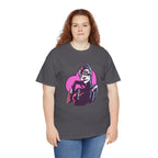 Catwoman Neon Heart Retro Comic T-Shirt — Catwoman Anti-Hero Tee