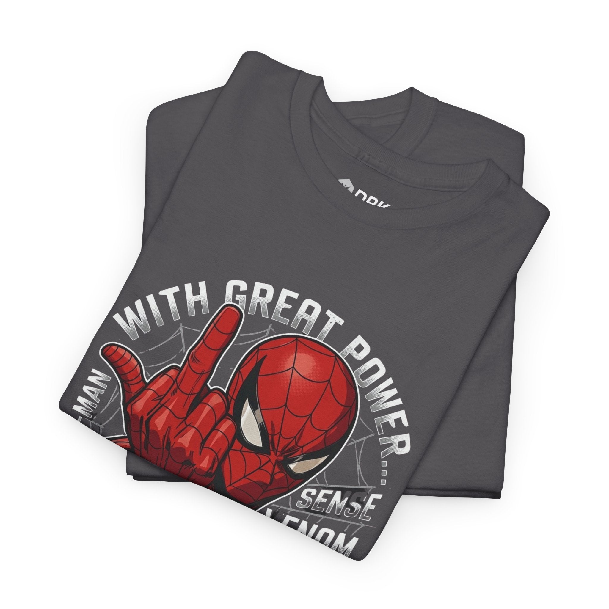Marvel Spider-Man 'Gives the Finger' Comic Tee — Web-Slinger Graphic T-Shirt