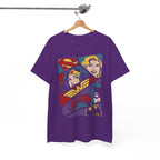 DC Girls Superhero Collage T‑Shirt — Wonder Woman, Supergirl & Batgirl Comic Tee