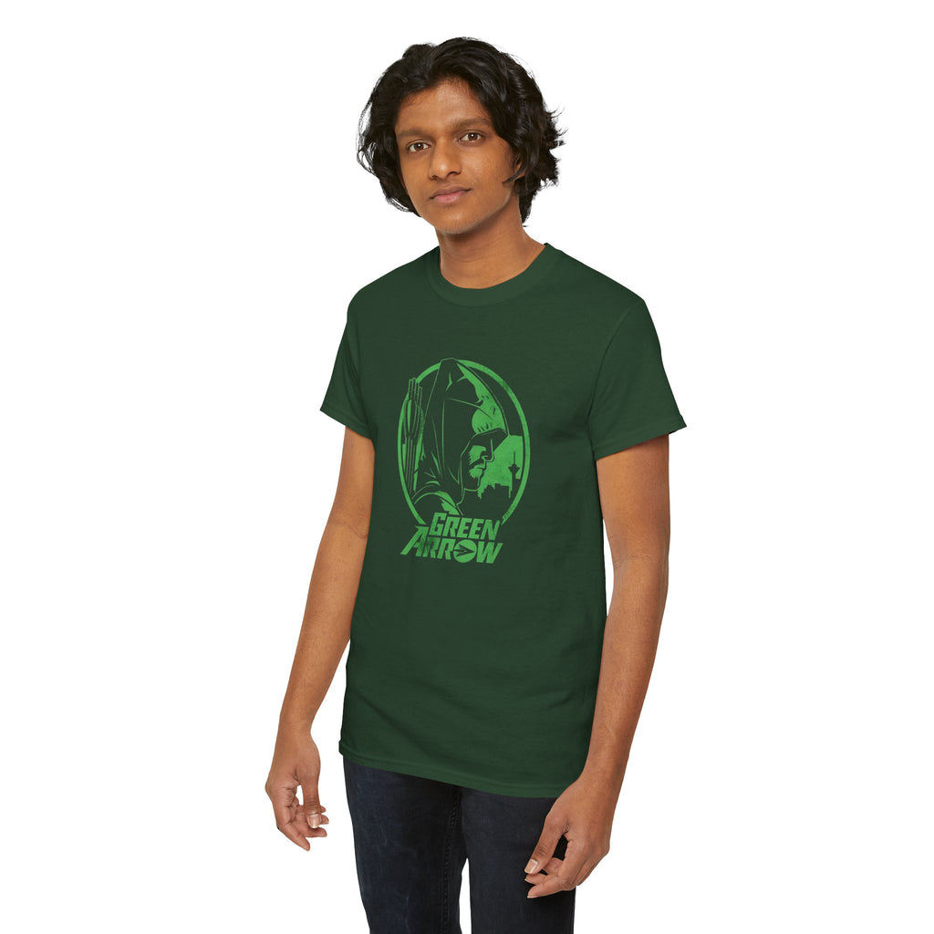 DC Green Arrow Graphic Tee — Oliver Queen - The Arrow Archer Logo T-Shirt