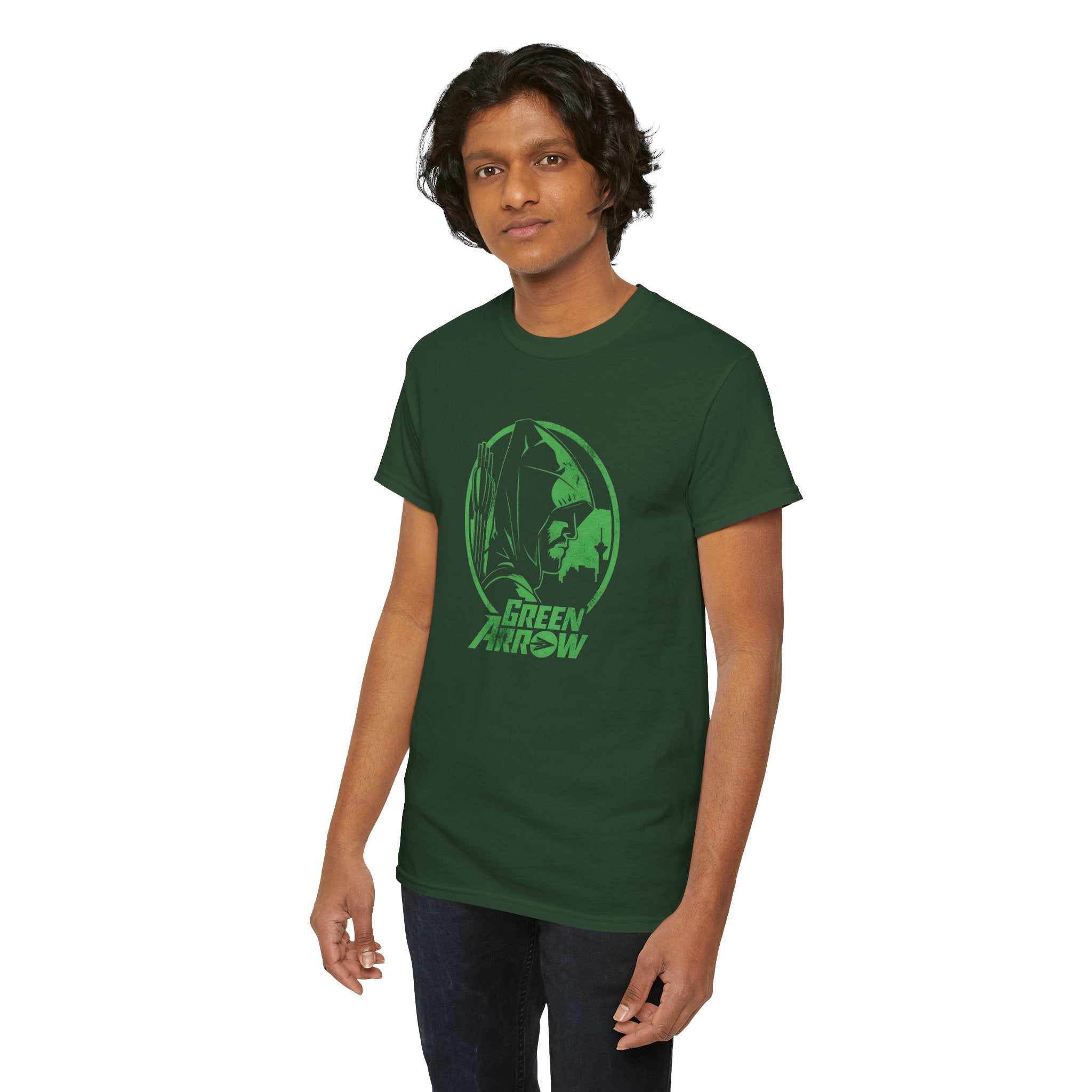 DC Green Arrow Graphic Tee — Oliver Queen - The Arrow Archer Logo T-Shirt