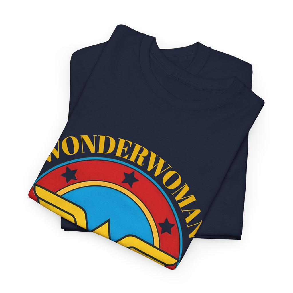 Wonder Woman Retro Logo Unisex T-Shirt - Classic DC Justice League Amazon Warrior Emblem Shirt