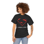 Superwoman Red Shield Graphic T-Shirt — Lana Lang Prime Earth Superwoman Logo Tee