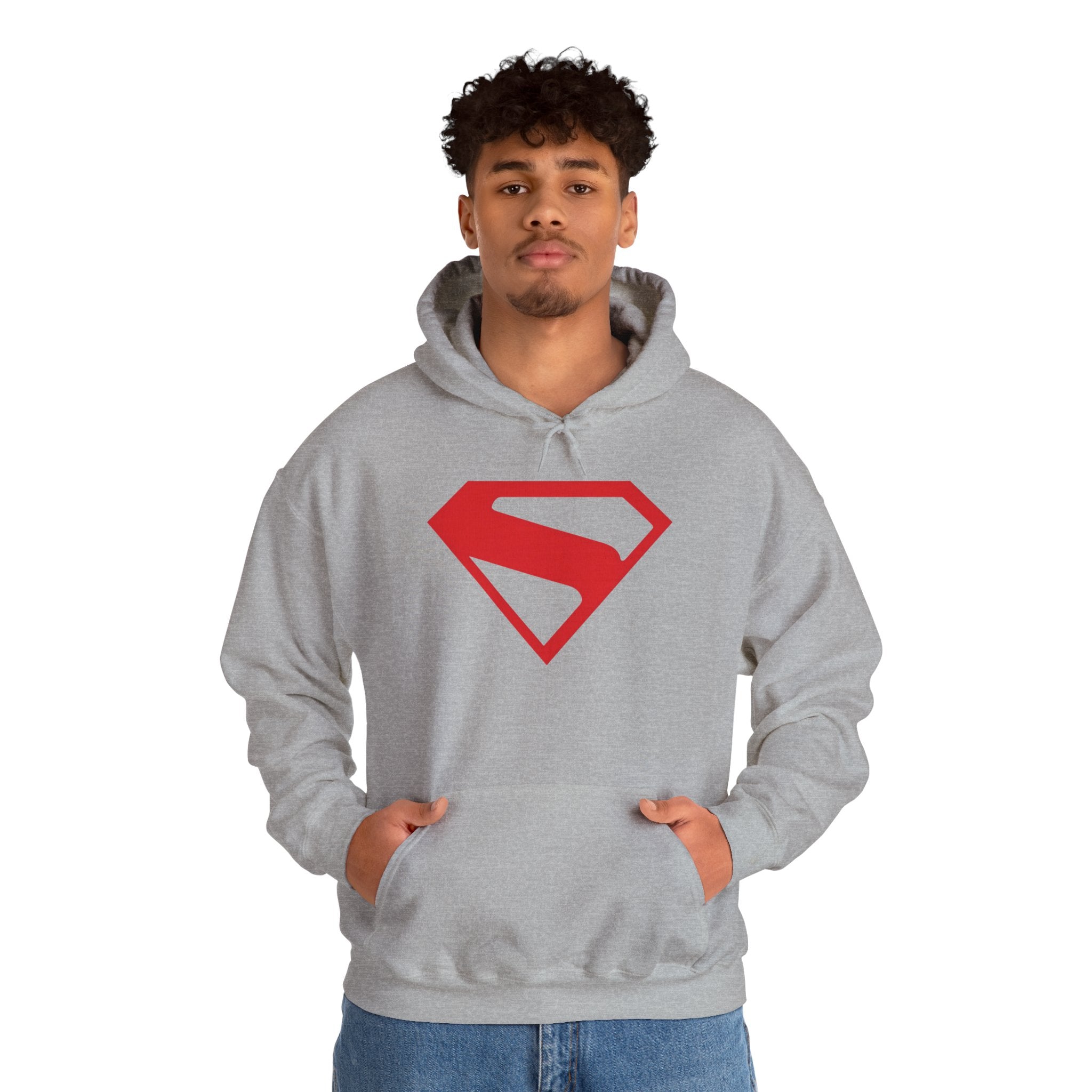 Kingdom Come Superman Logo Hoodie — Vintage Brandon Routh S Shield Sweatshirt